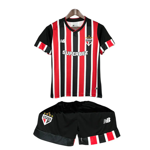 CAMISETA Y PANTALON CORTO NIÑO SAO PAULO AWAY 24/25