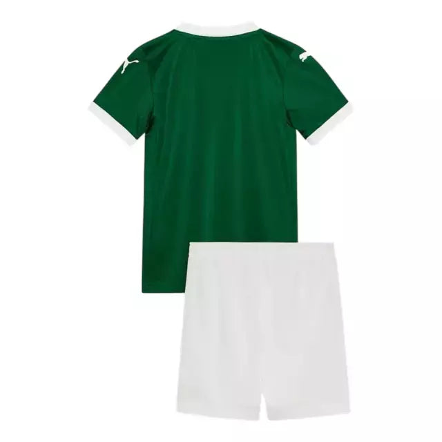 CAMISETA Y PANTALON CORTO PARA NIÑO PALMEIRAS HOME 25/26