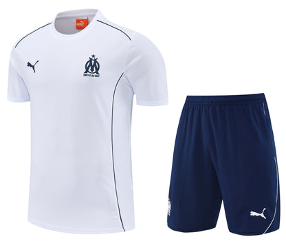 CAMISETA Y PANTALÓN CORTO ENTRENAMIENTO OLYMPIQUE DE MARSEILLE 25/26