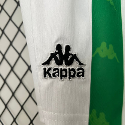 CAMISETA Y PANTALÓN CORTO NIÑO REAL BETIS HOME RETRO 95/97