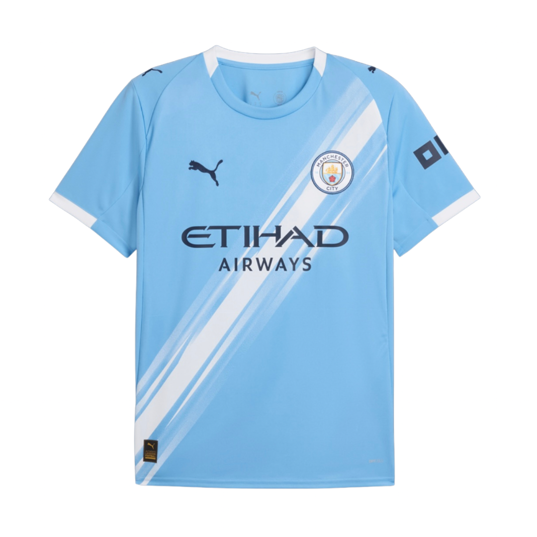 CAMISA E PANTALONES CORTOS PARA NIÑOS MANCHESTER CITY HOME 25/26 - CON MEDIAS
