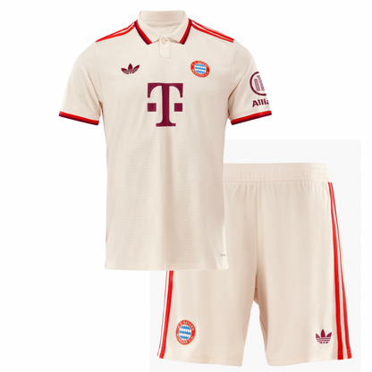 CAMISETA Y PANTALONES CORTOS PARA NIÑOS BAYERN DE MÚNICH THIRD 24/25