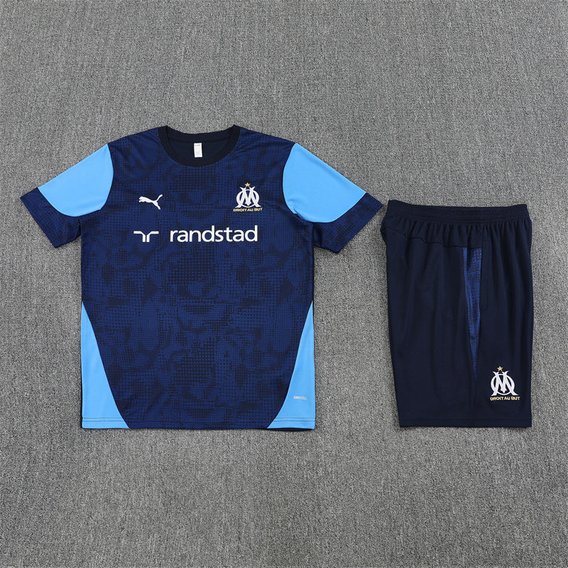 CAMISETA Y PANTALONES CORTOS PARA NIÑOS OLYMPIQUE DE MARSEILLE 25/26