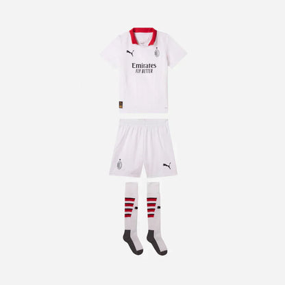 CAMISETA Y PANTALON CORTO PARA NIÑO AC MILAN AWAY 24/25 - CON MEDIAS