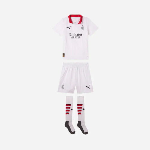 CAMISETA Y PANTALON CORTO PARA NIÑO AC MILAN AWAY 24/25 - CON MEDIAS