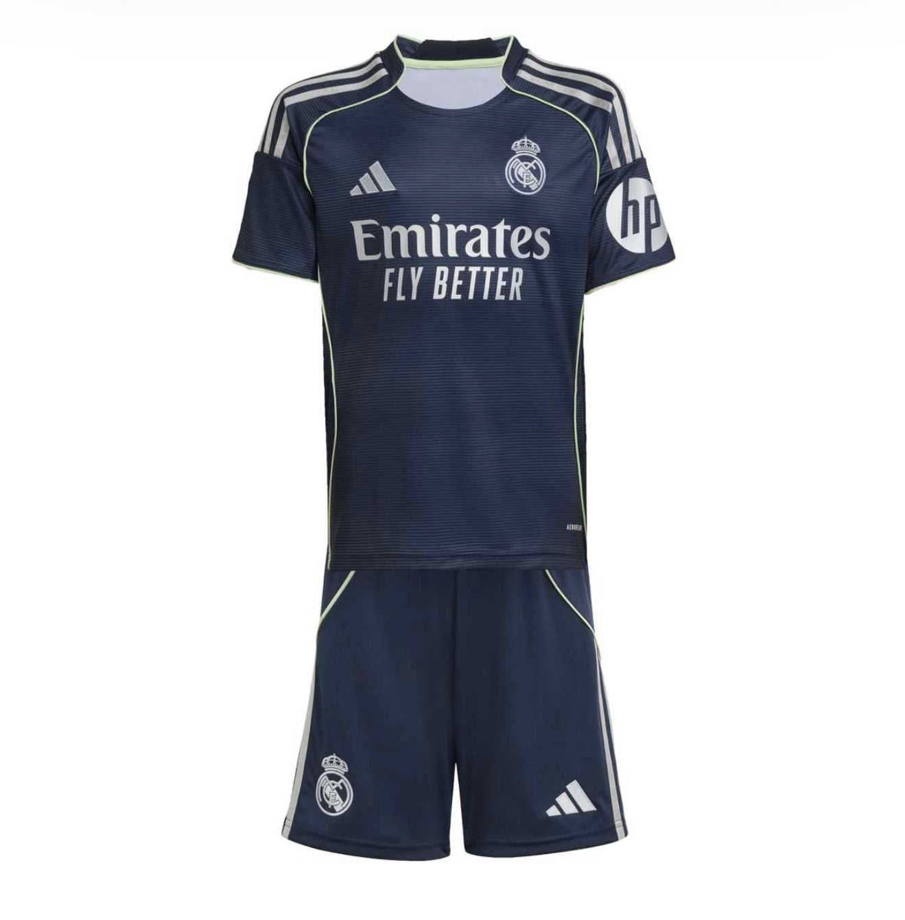 CAMISETA Y PANTALONES CORTOS NIÑOS REAL MADRID AWAY 25/26