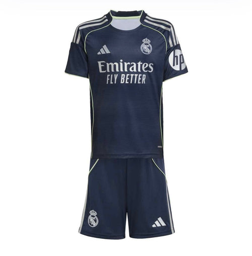 CAMISETA Y PANTALONES CORTOS NIÑOS REAL MADRID AWAY 25/26