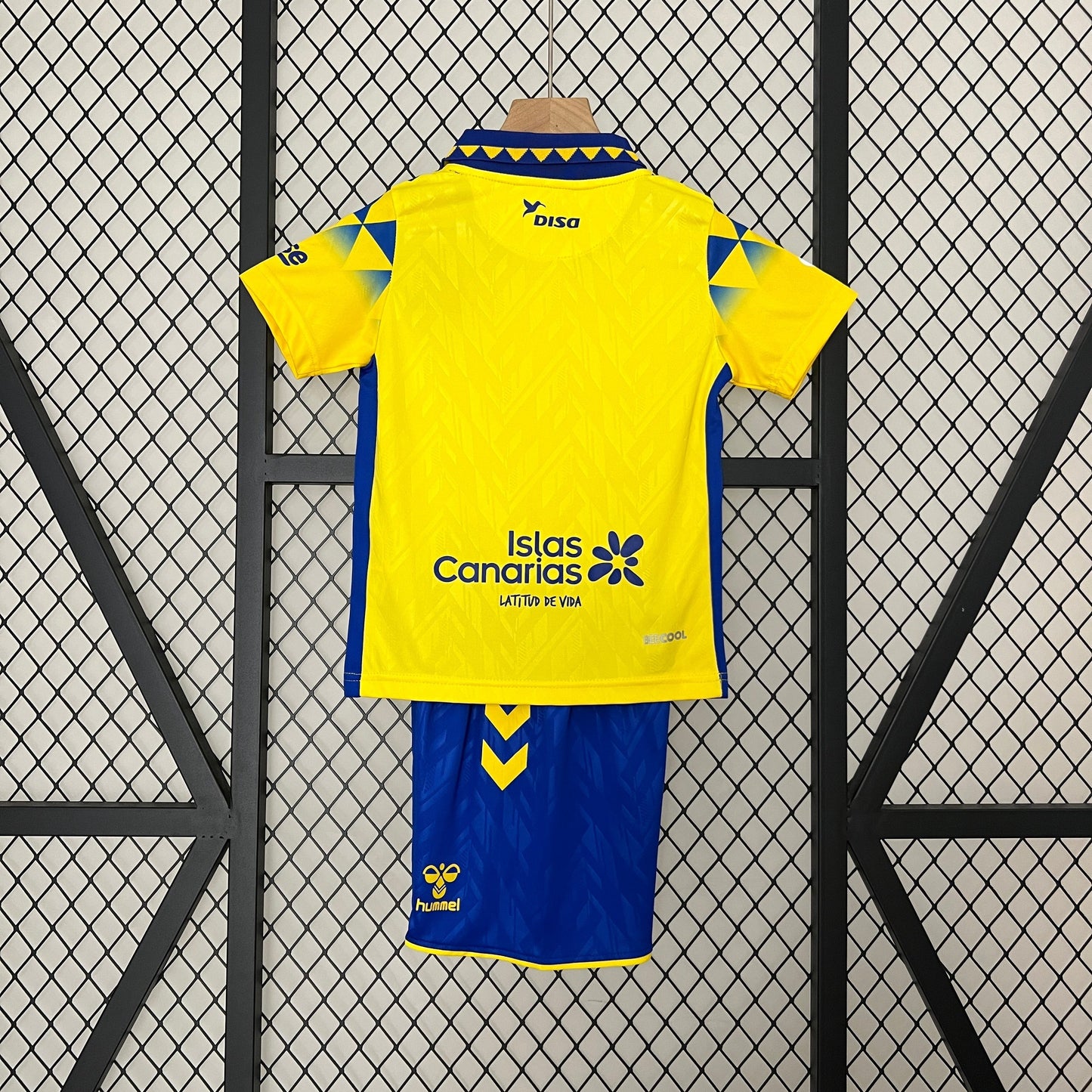 CAMISA E PANTALON CORTO NIÑO UD LAS PALMAS HOME 24/25
