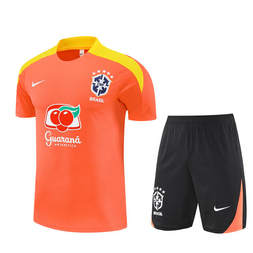 CAMISA E PANTALONES CORTOS PARA NIÑO BRASIL 25/26