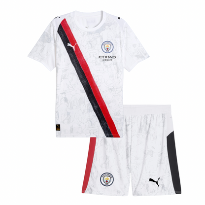 CAMISA E PANTALONES CORTOS PARA NIÑOS MANCHESTER CITY KIDSUPER 25/26