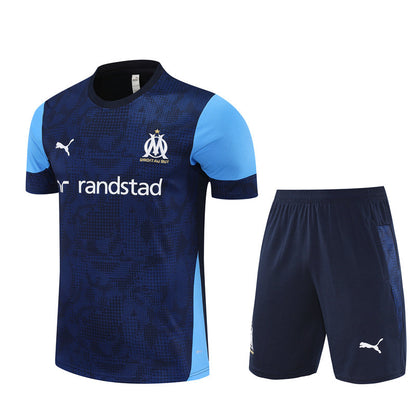 CAMISETA Y PANTALONES CORTOS PARA NIÑOS OLYMPIQUE DE MARSEILLE 25/26