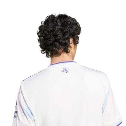 Camiseta Aston Villa third 25/26 vista trasera, detalles blancos y violeta, Reino del Futbol