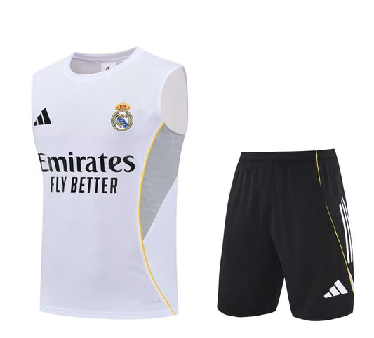 CAMISETA Y PANTALÓN CORTO ENTRENAMIENTO REAL MADRID 25/26