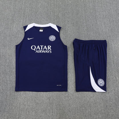 CAMISETA Y PANTALÓN CORTO ENTRENAMIENTO INTER 25/26
