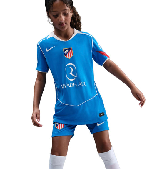 CAMISETA Y PANTALONES CORTOS PARA NIÑOS ATLETICO DE MADRID THIRD 25/26