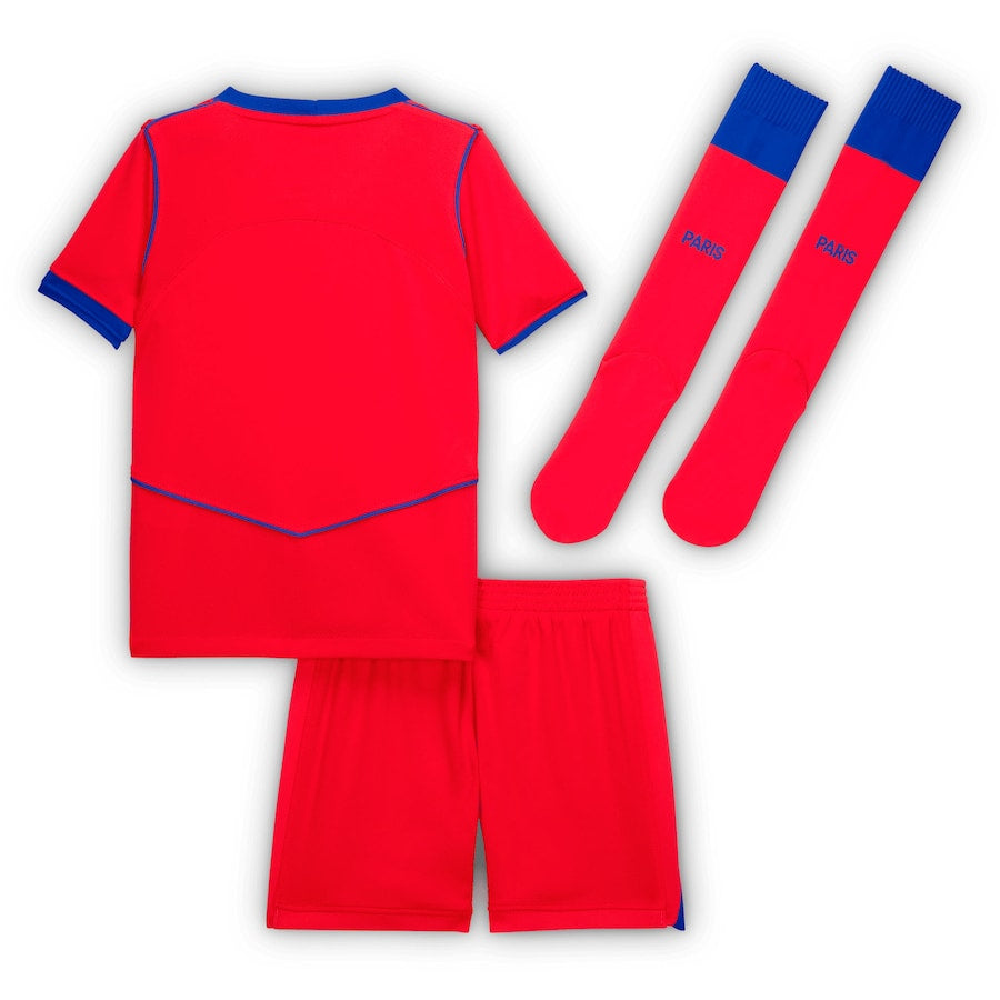 CAMISA E PANTALONES CORTOS PARA NIÑOS PSG THIRD 25/26 - CON MEDIAS