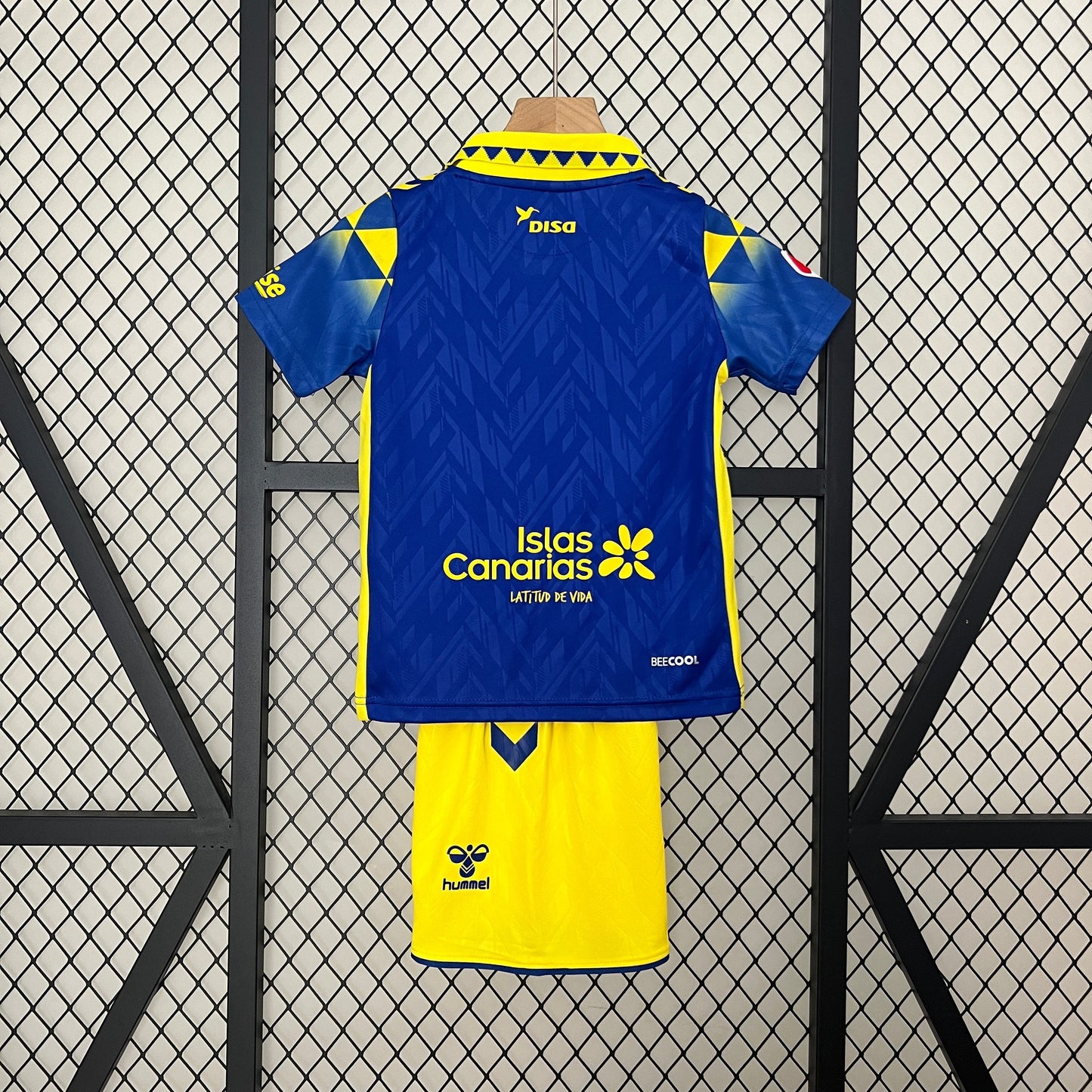 CAMISA E PANTALON CORTO NIÑO UD LAS PALMAS AWAY 24/25