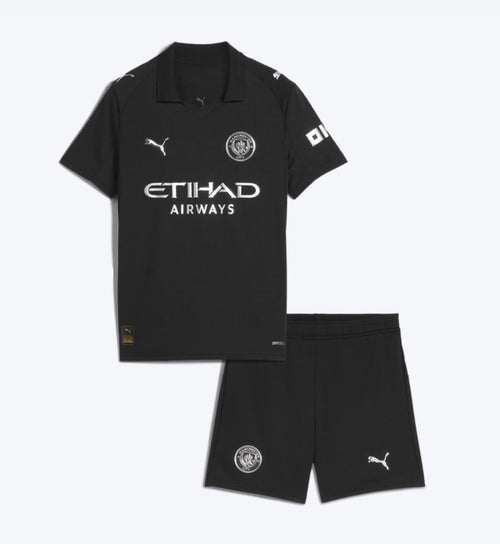 CAMISA E PANTALONES CORTOS PARA NIÑOS MANCHESTER CITY AWAY 25/26