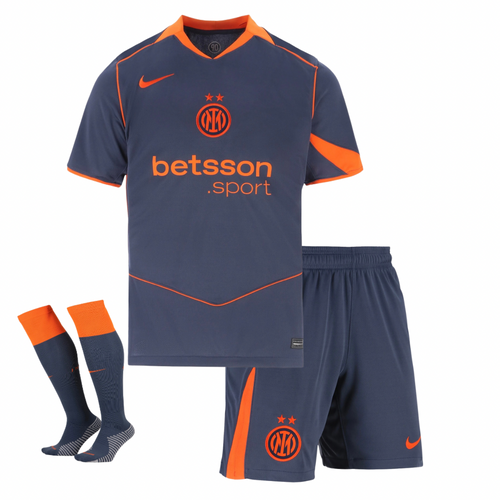 CAMISETA Y PANTALON CORTO INTER THIRD 25/26 - CON MEDIAS