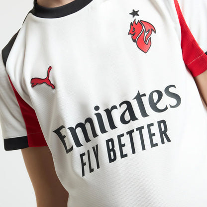 CAMISETA Y PANTALON CORTO PARA NIÑO AC MILAN AWAY 25/26 - CON MEDIAS