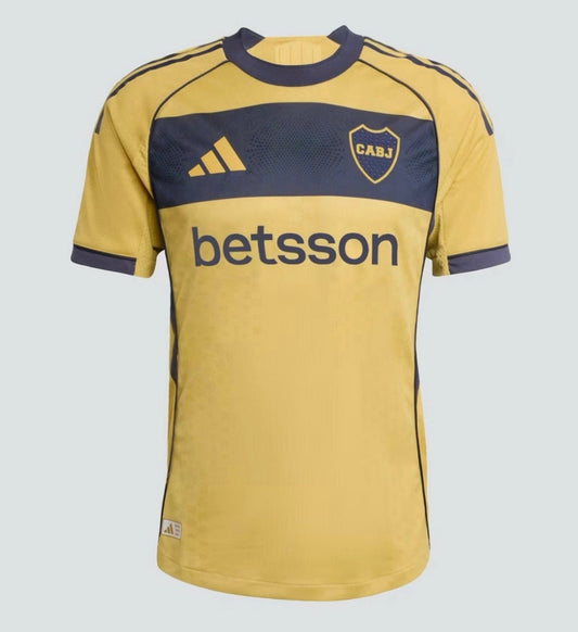 CAMISETA BOCA JUNIORS AWAY VERSIÓN JUGADOR 25/26