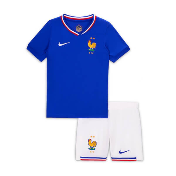 CAMISA E PANTALONES CORTOS PARA NIÑO FRANCIA HOME 24/25