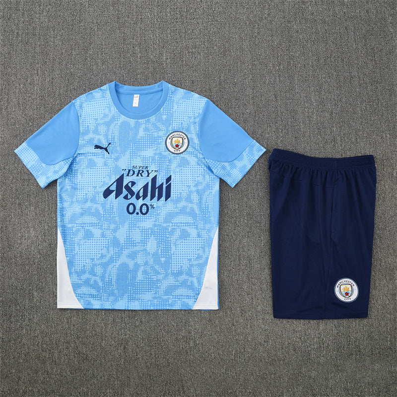 CAMISA E PANTALONES CORTOS PARA NIÑOS MANCHESTER CITY 25/26