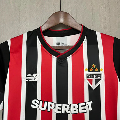 CAMISETA Y PANTALON CORTO NIÑO SAO PAULO AWAY 24/25