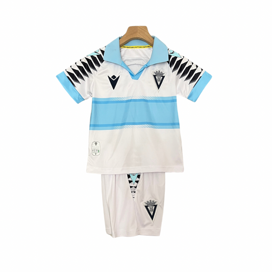 CAMISA E PANTALON CORTO NIÑO CÁDIZ AWAY HOME 24/25