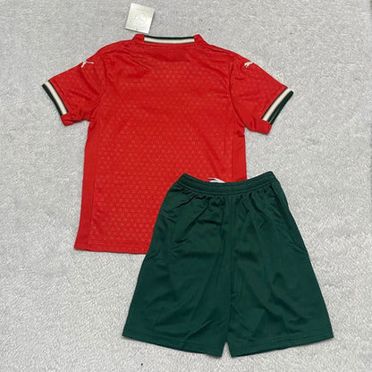 CAMISA E PANTALONES CORTOS PARA NIÑO PORTUGAL HOME 25/26