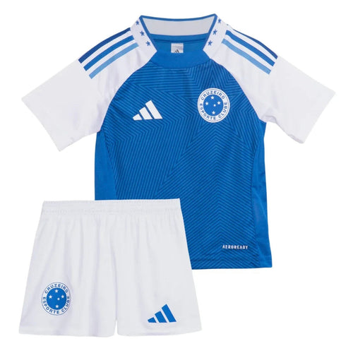 CAMISETA Y PANTALON CORTO PARA NIÑO CRUZEIRO HOME 25/26
