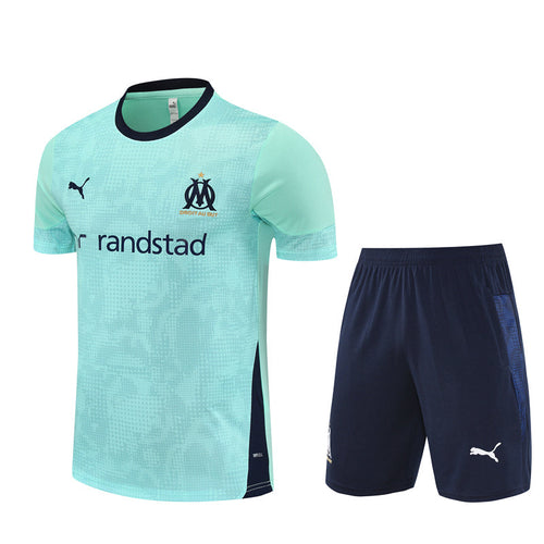 CAMISETA Y PANTALONES CORTOS PARA NIÑOS OLYMPIQUE DE MARSEILLE 25/26