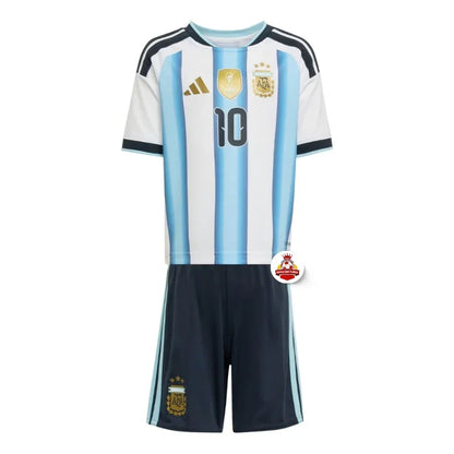 Conjunto de camiseta y short de fútbol Argentina, número 10, Reino del Futbol