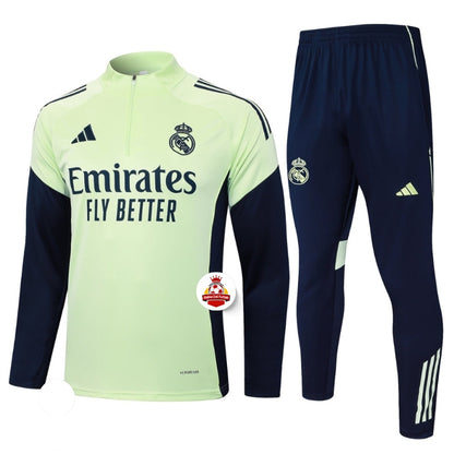 Chándal de entrenamiento Real Madrid verde y azul marino, Reino del Futbol