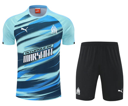 CAMISETA Y PANTALÓN CORTO ENTRENAMIENTO OLYMPIQUE DE MARSEILLE 25/26