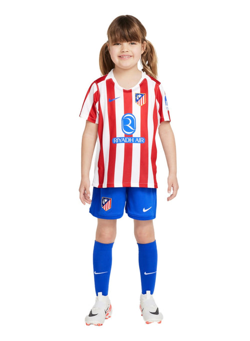 CAMISETA Y PANTALONES CORTOS PARA NIÑOS ATLETICO DE MADRID HOME 25/26 - CON MEDIAS