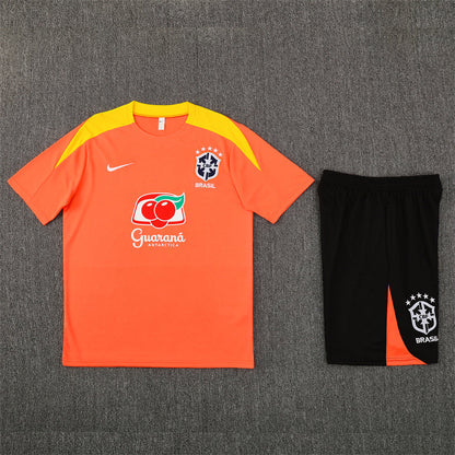 CAMISA E PANTALONES CORTOS PARA NIÑO BRASIL 25/26