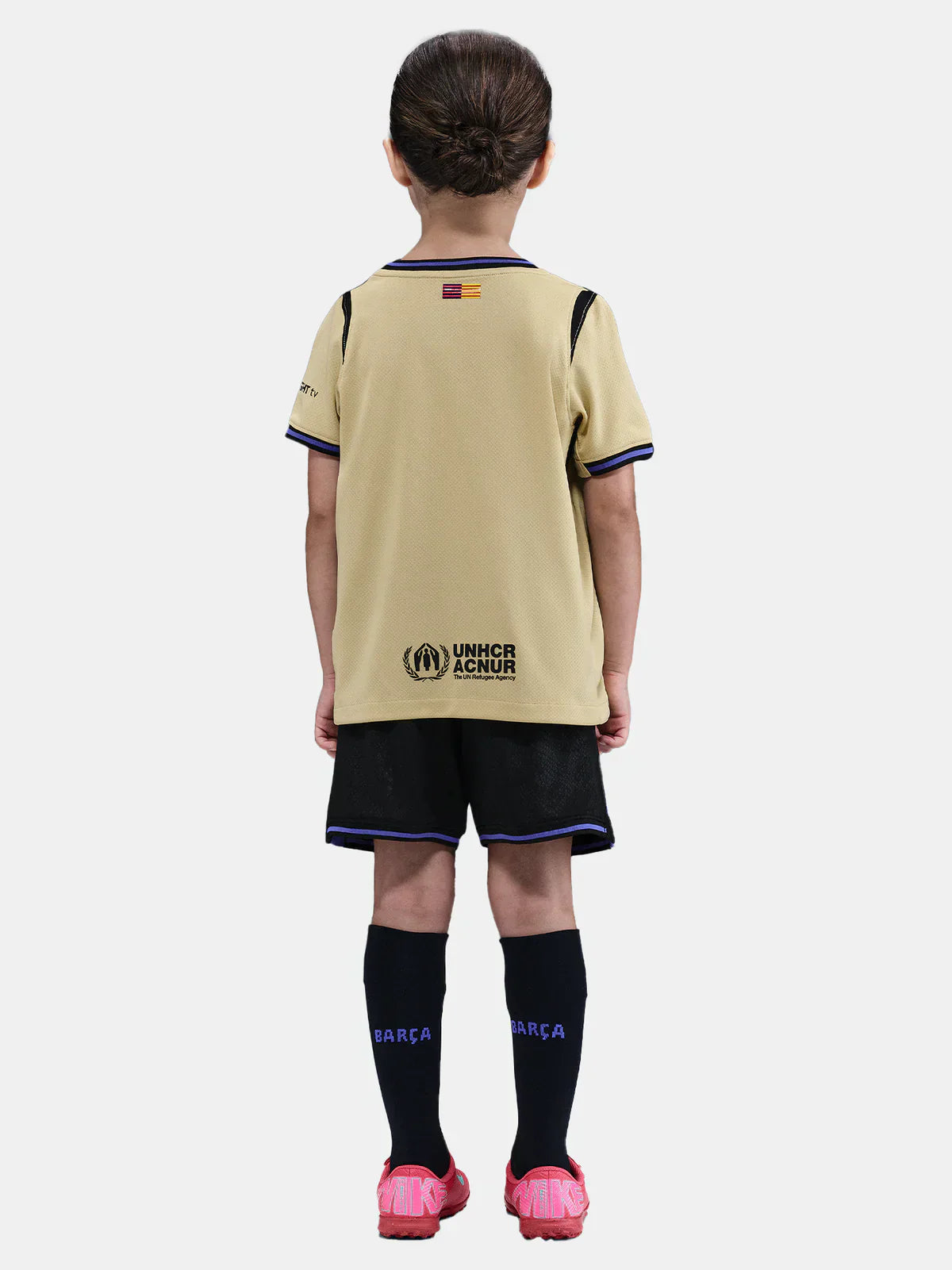 CAMISA E PANTALONES CORTOS PARA NIÑO FC BARCELONA AWAY 25/26