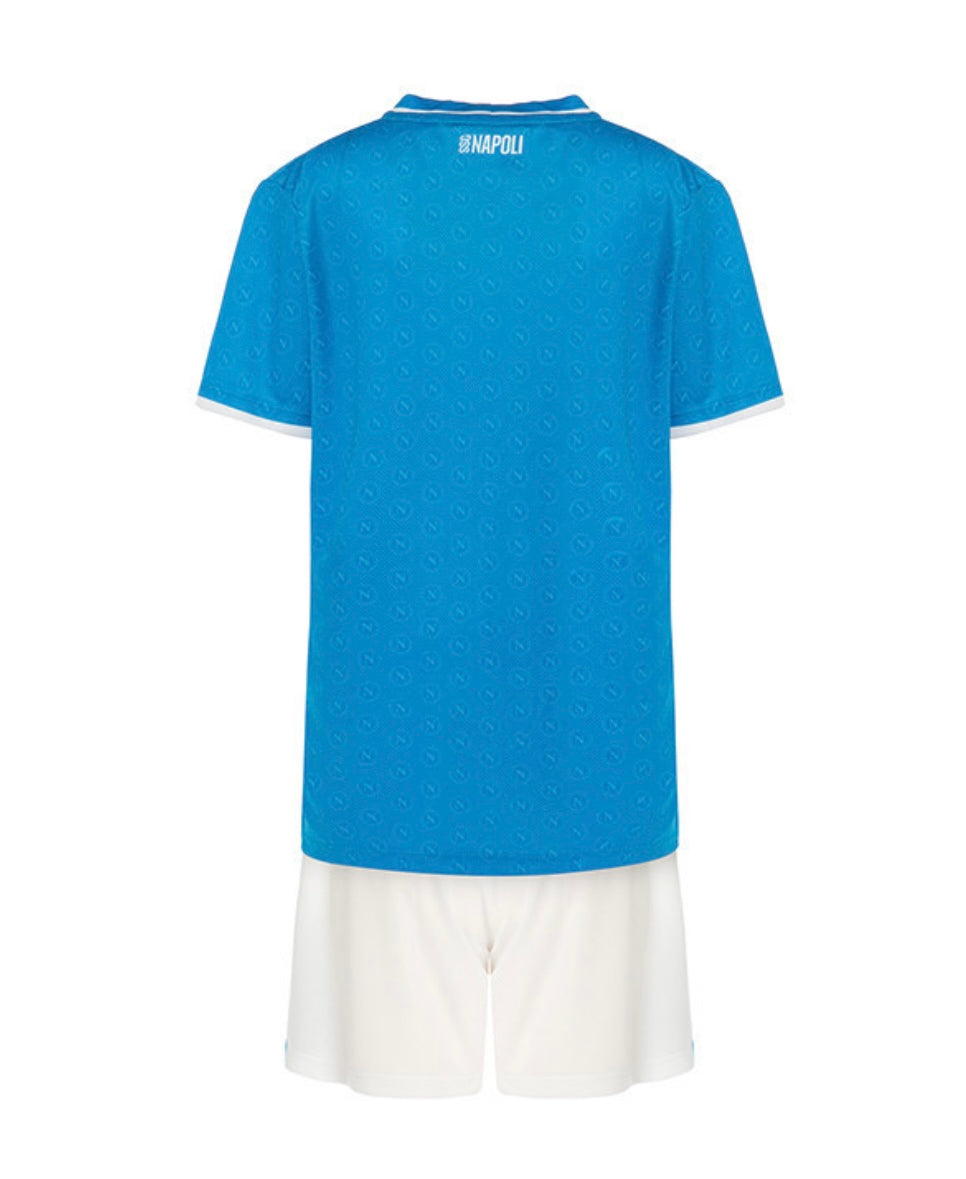 CAMISETA Y PANTALON CORTO PARA NIÑO NAPOLI HOME 24/25