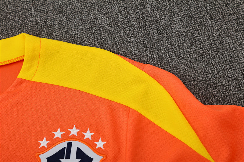 CAMISA E PANTALONES CORTOS PARA NIÑO BRASIL 25/26