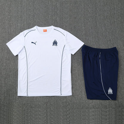 CAMISETA Y PANTALÓN CORTO ENTRENAMIENTO OLYMPIQUE DE MARSEILLE 25/26