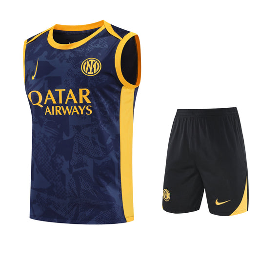 CAMISETA Y PANTALÓN CORTO ENTRENAMIENTO INTER 25/26