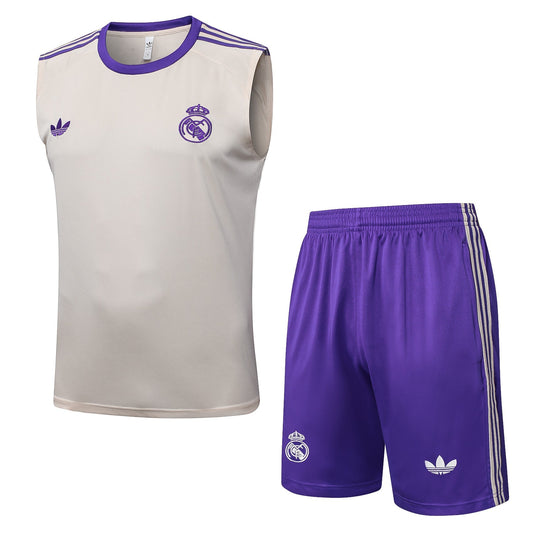 CAMISETA Y PANTALÓN CORTO ENTRENAMIENTO REAL MADRID 25/26