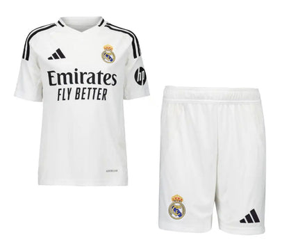 CAMISETA Y PANTALONES CORTOS NIÑOS REAL MADRID HOME 24/25