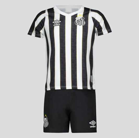 CAMISETA Y PANTALON CORTO NIÑO SANTOS AWAY 24/25