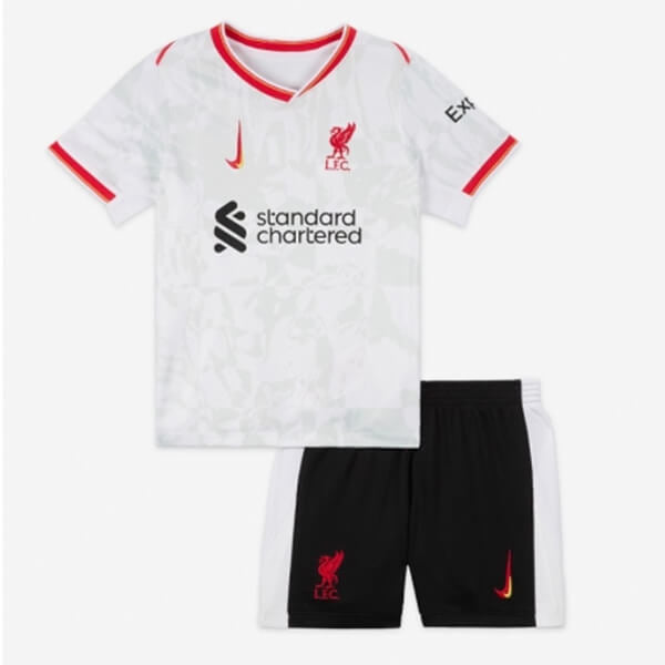 CAMISETA Y PANTALONES CORTOS PARA NIÑOS LIVERPOOL THIRD 24/25