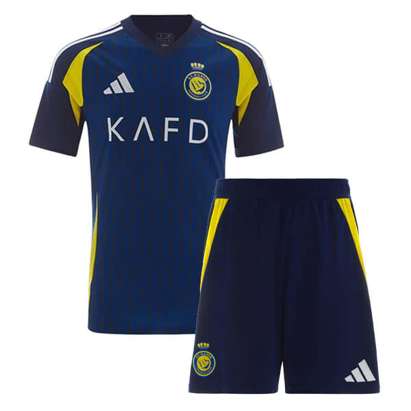 CAMISETA E PANTALONES CORTOS PARA NIÑOS AL-NASSR AWAY 24/25
