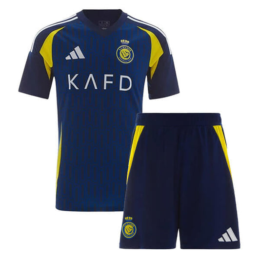 CAMISETA E PANTALONES CORTOS PARA NIÑOS AL-NASSR AWAY 24/25