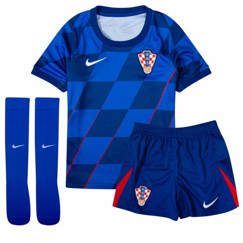 CAMISA E PANTALONES CORTOS PARA NIÑO CROACIA AWAY 24/25 - CON MEDIAS