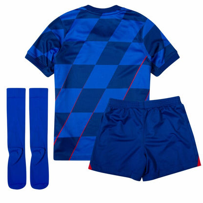 CAMISA E PANTALONES CORTOS PARA NIÑO CROACIA AWAY 24/25 - CON MEDIAS